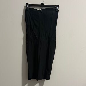 Stretchy Black Strapless Dress